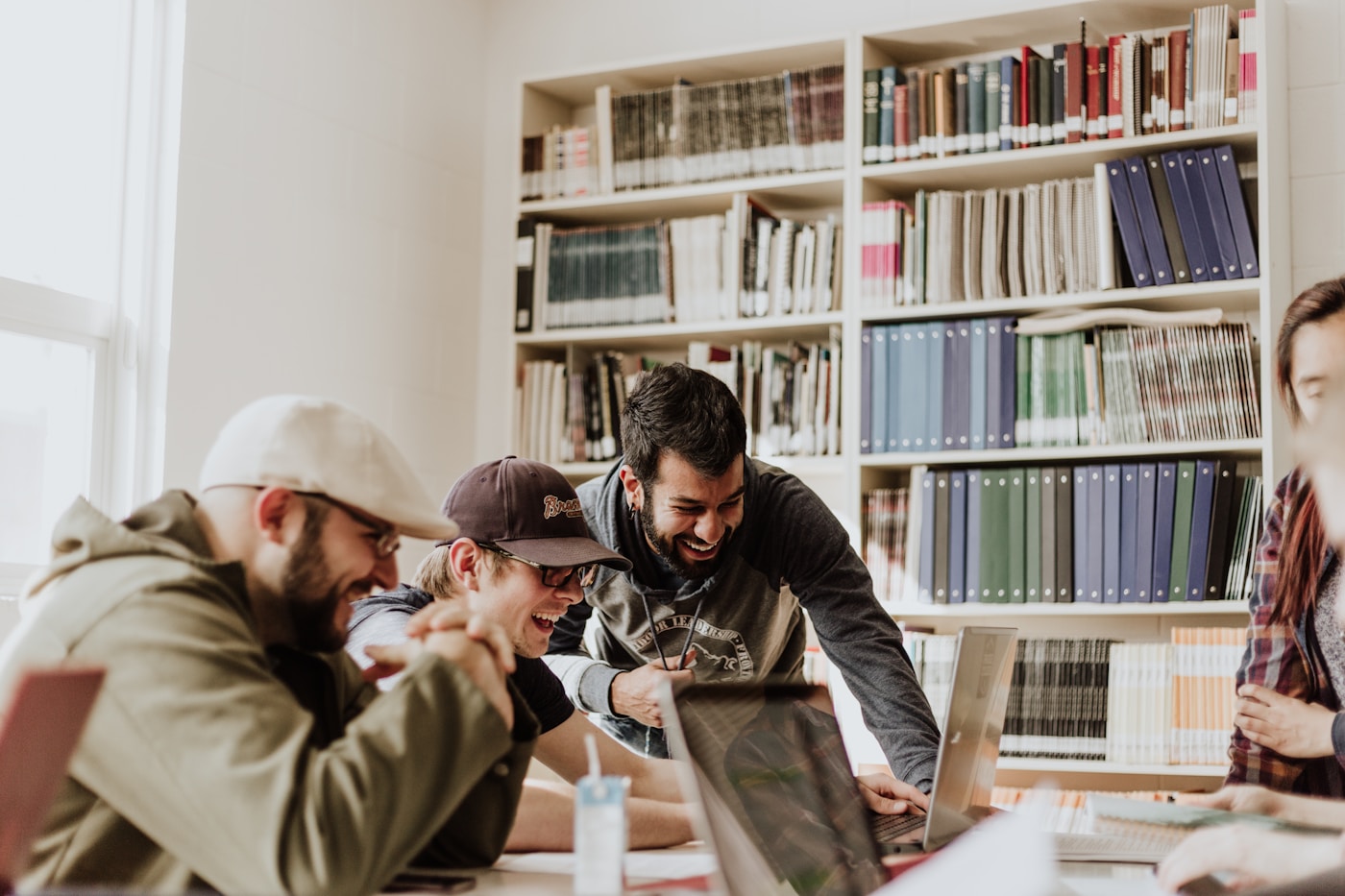 Adults collaborating during leadership education