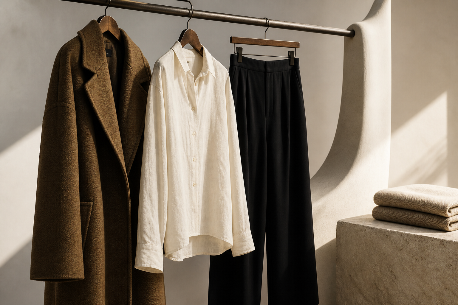 Halcyon natural fibre capsule wardrobe